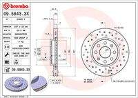 BREMBO 0958433X Bremsscheibe