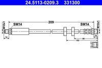 ATE 24511302093 Bremsschlauch