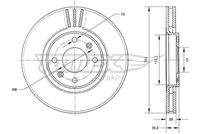 TOMEX Brakes TX7024 Bremsscheibe