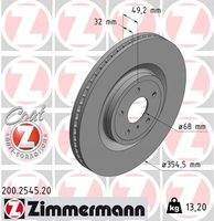 ZIMMERMANN 200254520 Bremsscheibe
