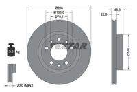 TEXTAR 92269003 Bremsscheibe