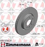 ZIMMERMANN 600325620 Bremsscheibe
