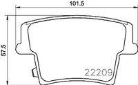 BREMBO P11040 Bremsbelagsatz, Scheibenbremse