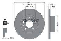 TEXTAR 92042900 Bremsscheibe