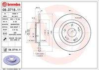 BREMBO 08D71811 Bremsscheibe