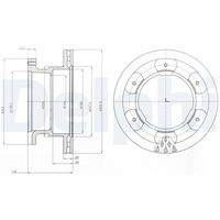DELPHI BG9069 Bremsscheibe