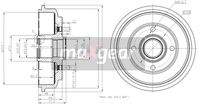 MAXGEAR 192316 Bremstrommel