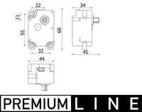 MAHLE AA71000P Stellelement, Mischklappe