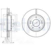 DELPHI BG3861C Bremsscheibe