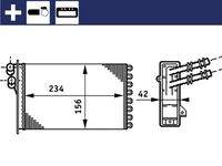 MAHLE AH72000S Wärmetauscher, Innenraumheizung