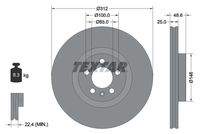 TEXTAR 92303303 Bremsscheibe