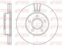 REMSA 671010 Bremsscheibe