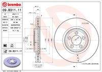 BREMBO 09B31111 Bremsscheibe