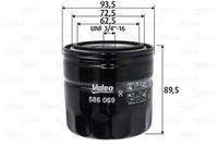 VALEO 586069 Ölfilter