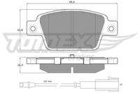 TOMEX Brakes TX12511 Bremsbelagsatz, Scheibenbremse