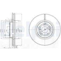 DELPHI BG3913 Bremsscheibe