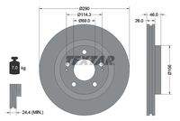 TEXTAR 92148303 Bremsscheibe