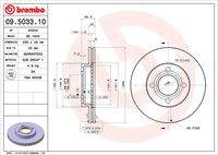BREMBO 09503310 Bremsscheibe