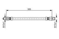 BOSCH 1987476439 Bremsschlauch