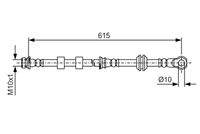 BOSCH 1987481088 Bremsschlauch