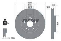 TEXTAR 92113803 Bremsscheibe