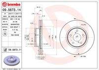 BREMBO 09567311 Bremsscheibe