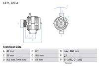 BOSCH 0986083250 Generator