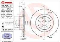 BREMBO 09A81721 Bremsscheibe