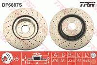 TRW DF6687S Bremsscheibe