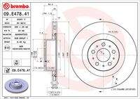 BREMBO 09E47841 Bremsscheibe
