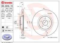 BREMBO 09C54211 Bremsscheibe