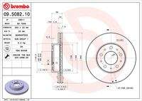 BREMBO 09508210 Bremsscheibe