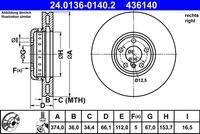 ATE 24013601402 Bremsscheibe