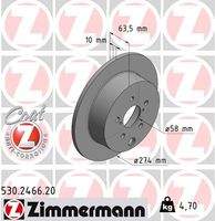 ZIMMERMANN 530246620 Bremsscheibe