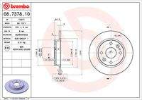 BREMBO 08737810 Bremsscheibe