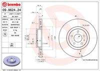 BREMBO 09962424 Bremsscheibe