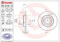 BREMBO 08914811 Bremsscheibe