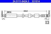 ATE 24511104243 Bremsschlauch
