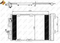 NRF 35554 Kondensator, Klimaanlage