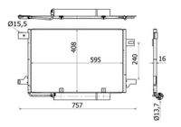 MAHLE AC369000S Kondensator, Klimaanlage