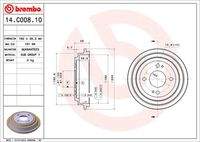 BREMBO 14C00810 Bremstrommel