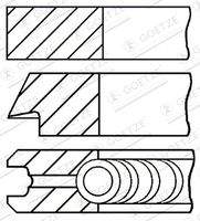 GOETZE ENGINE 0813940000 Kolbenringsatz