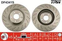 TRW DF4341S Bremsscheibe