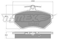 TOMEX Brakes TX1011 Bremsbelagsatz, Scheibenbremse