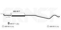 ERNST 053037 Mittelschalldämpfer