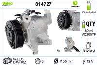 VALEO 814727 Kompressor, Klimaanlage
