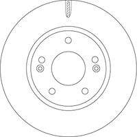 TRW DF6936 Bremsscheibe