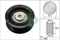 Schaeffler INA 532047110 Umlenk-/Führungsrolle, Keilrippenriemen