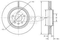 TOMEX Brakes TX7281 Bremsscheibe