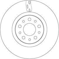 TRW DF6933 Bremsscheibe